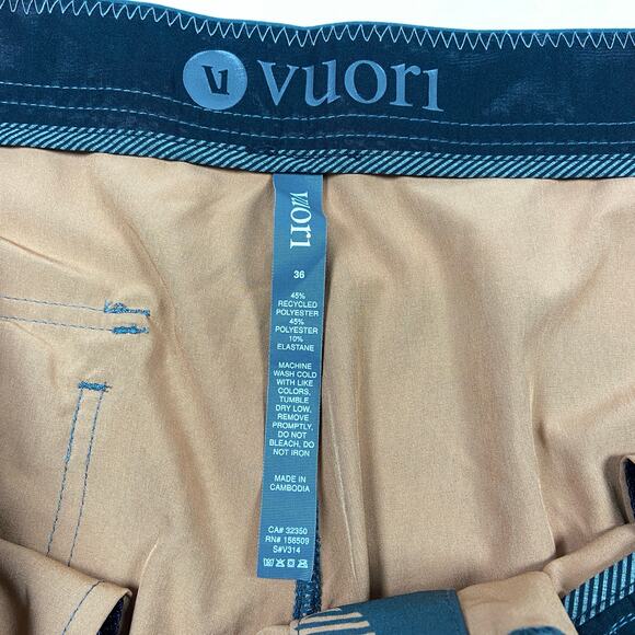 Vouri Cruise Boardshorts In Palo Santo Deco Print Size 36 - Picture 11 of 11